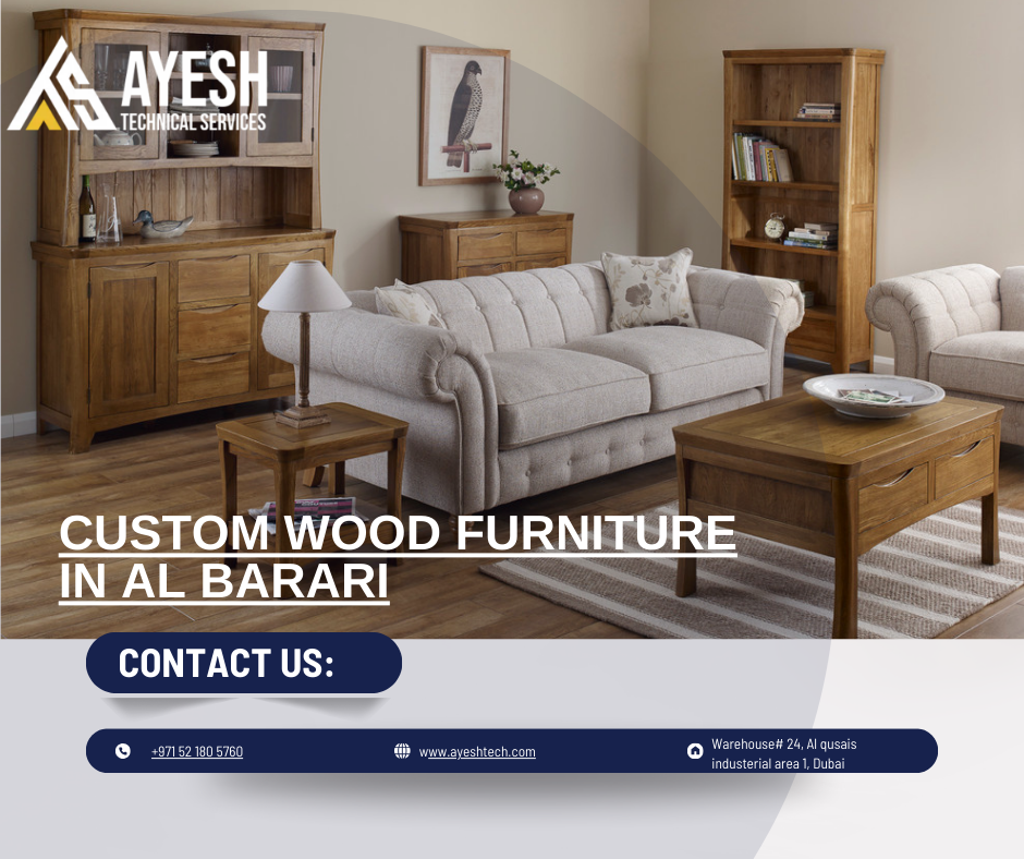 Best Custom Wood Furniture in Al Barari, Dubai | 0521805760