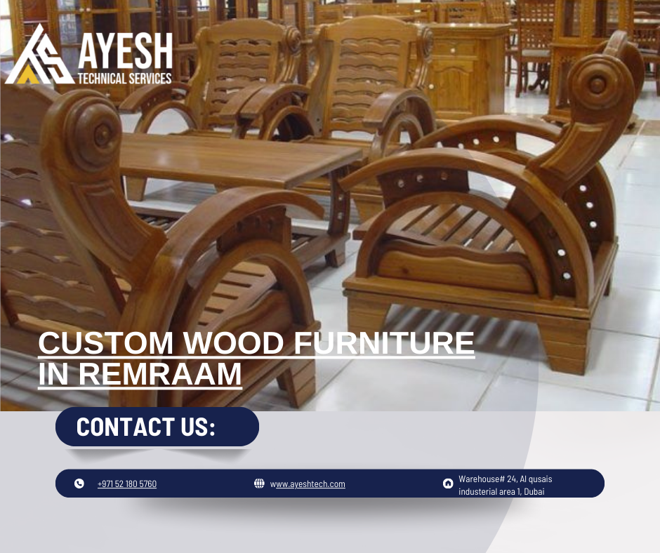Custom Wood Furniture in Remraam| 0521805760