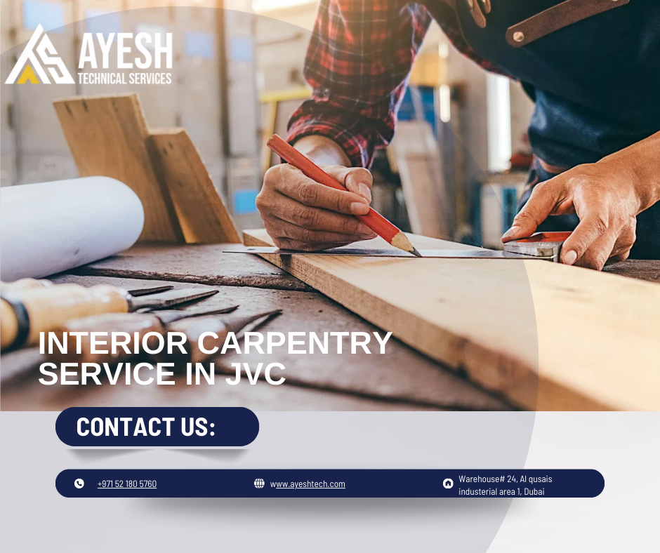 Best Interior Carpentry Service in JVC, Dubai | 0521805760