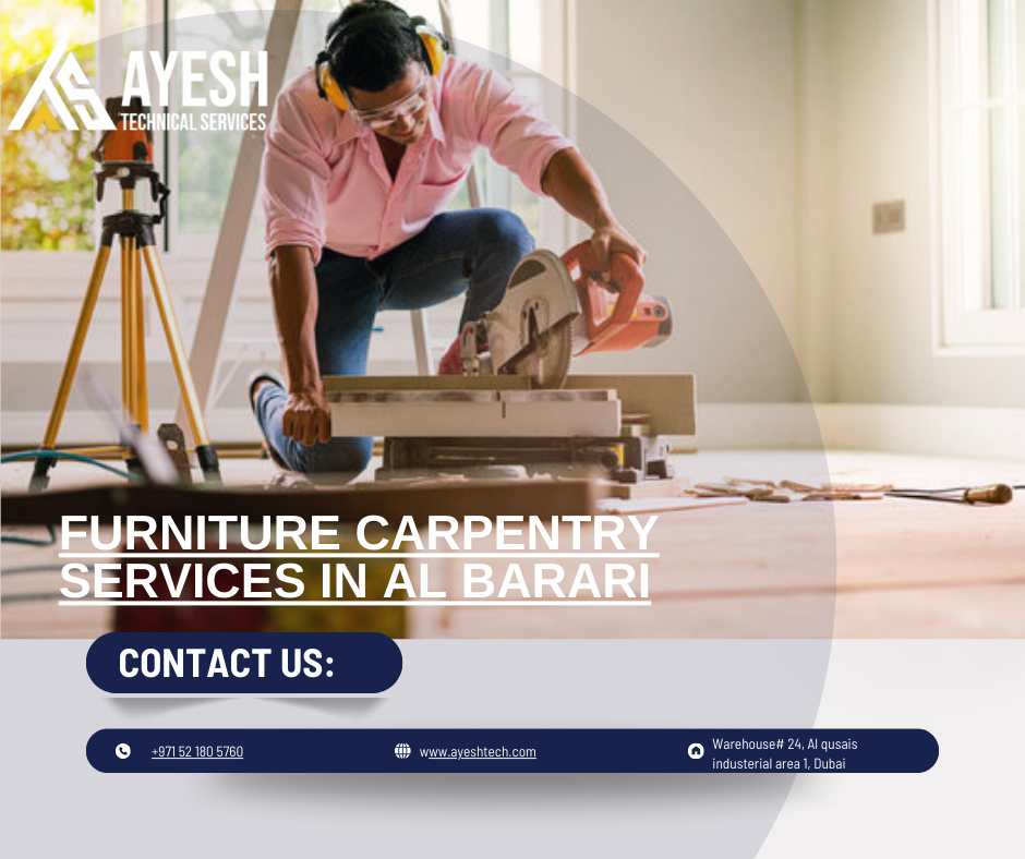 Best Furniture Carpentry Services in Al Barari, UAE | 0521805760