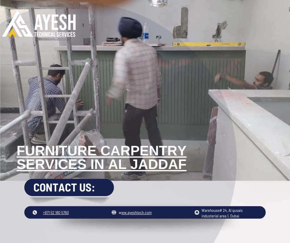 Best Furniture Carpentry Services in Al Jaddaf, Dubai | 0521805760