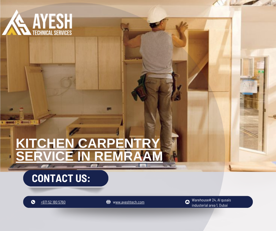 No #1 Kitchen Carpentry Service in Remraam, Dubai | 0521805760