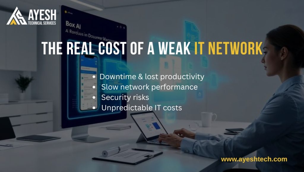 The Real Cost of a Weak IT Network The Real Cost of a Weak IT Network