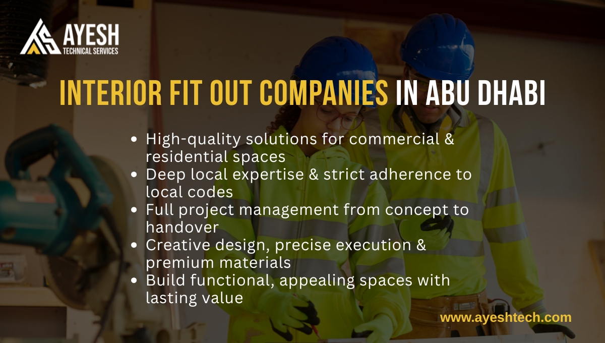 Interior Fit Out Companies in Abu Dhabi Interior Fit Out Companies in Abu Dhabi
