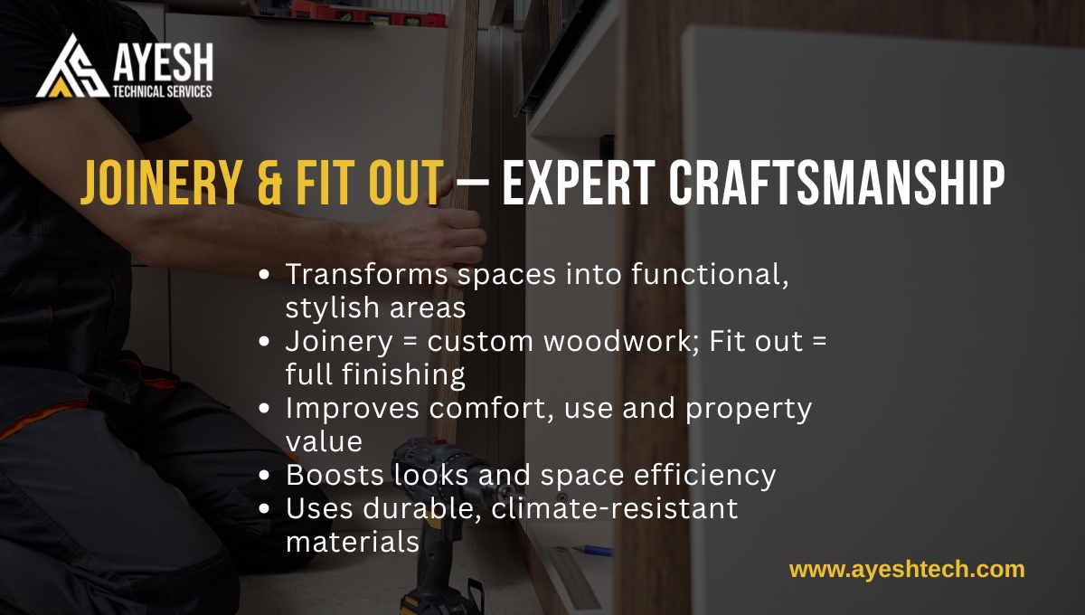 Joinery & Fit Out – Expert Craftsmanship