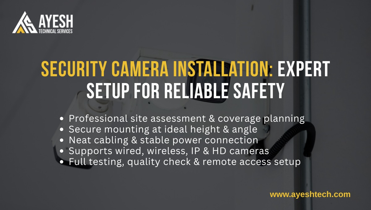 Security Camera Installation Security Camera Installation