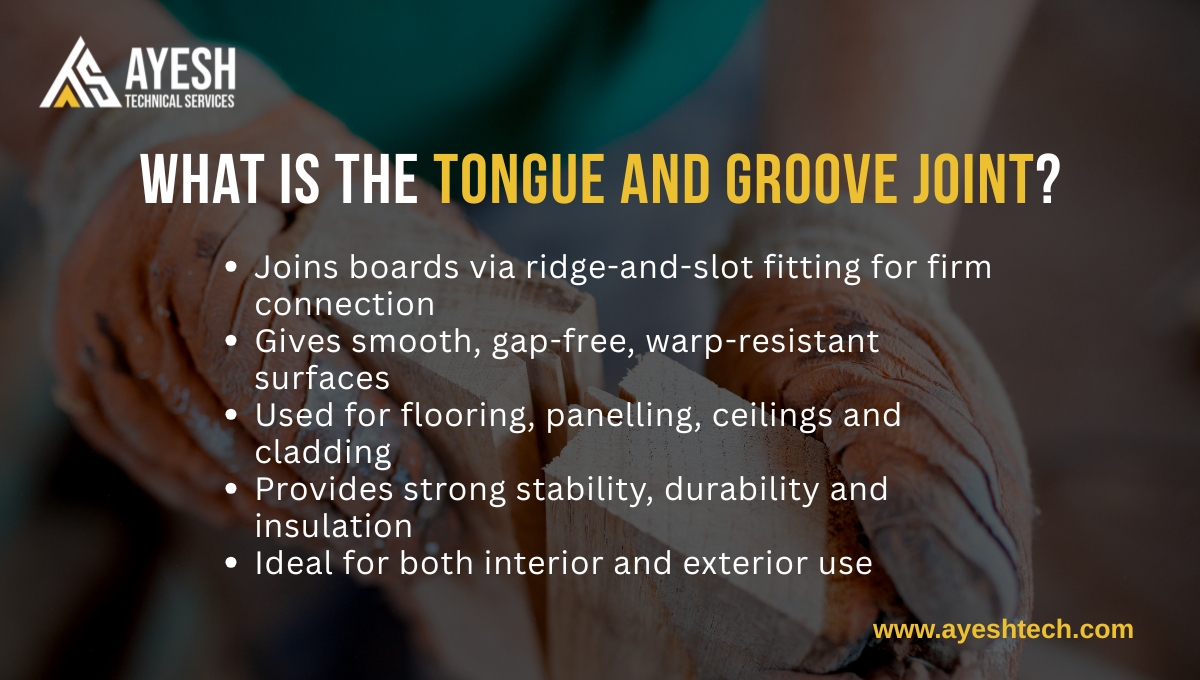 What is the Tongue and Groove Joint