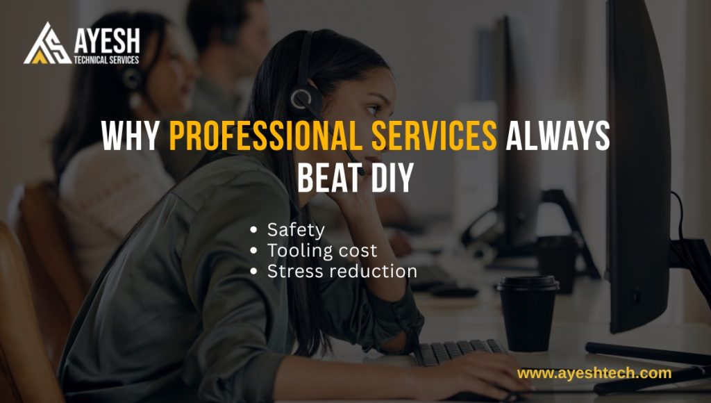 Why professional services always beat DIY