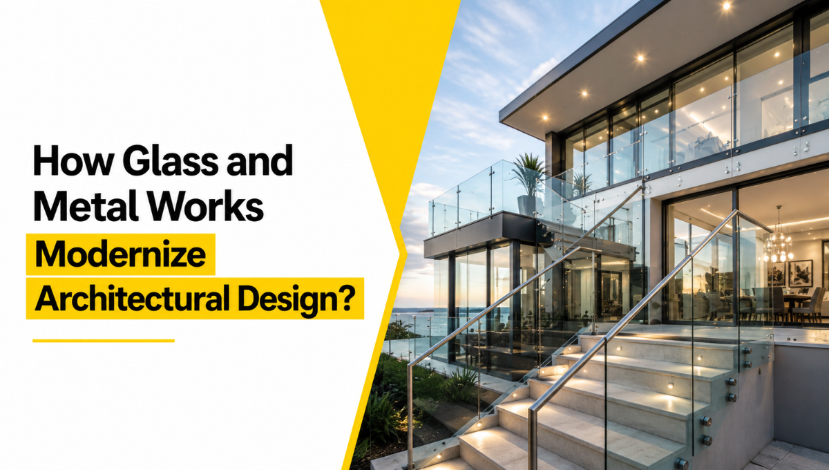 Why Glass and Metal Works Are Essential for Modern Architecture