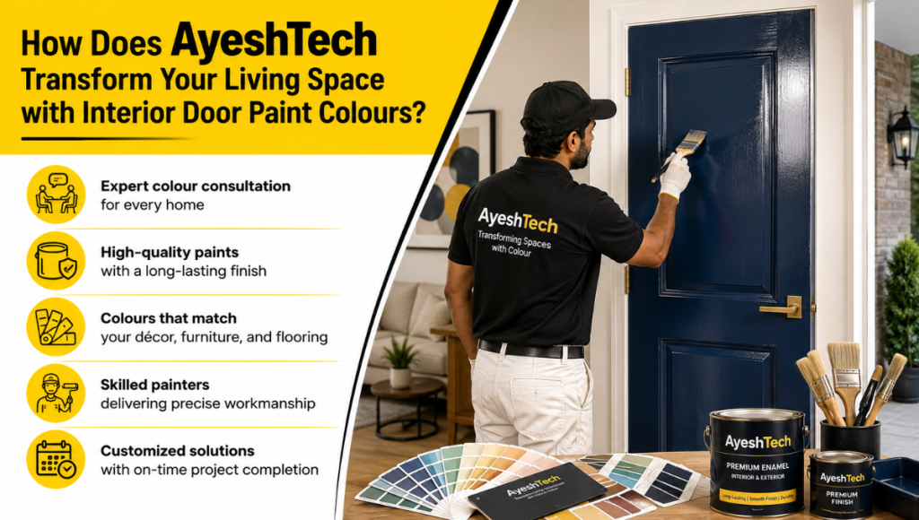 How Does AyeshTech Transform Your Living Space with Interior Door Paint Colours