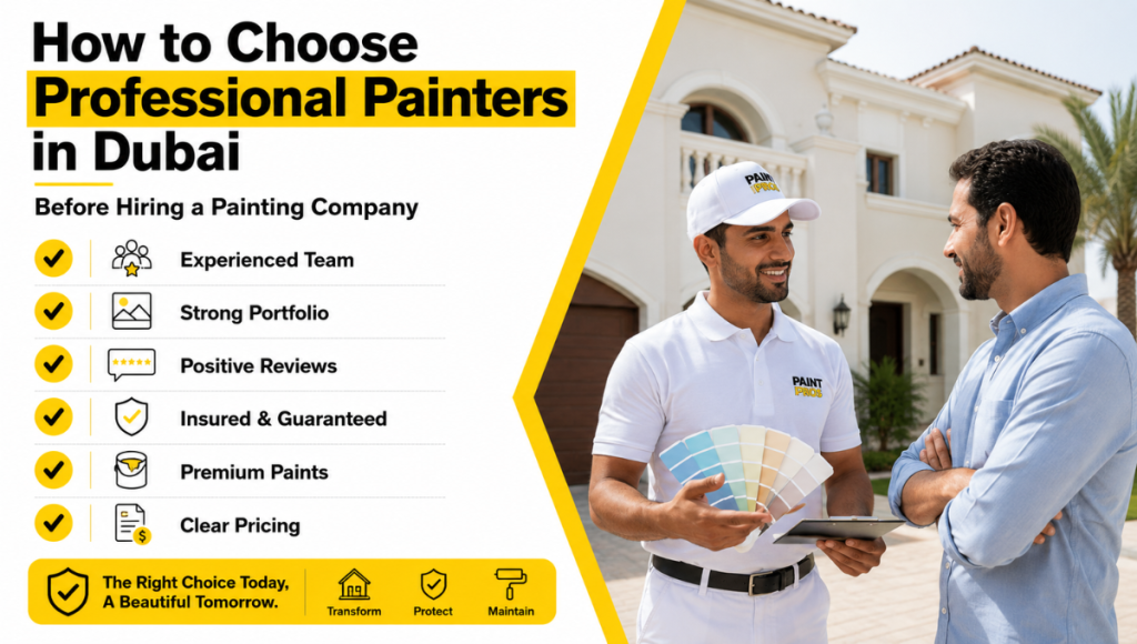 How to Choose Professional Painters in Dubai