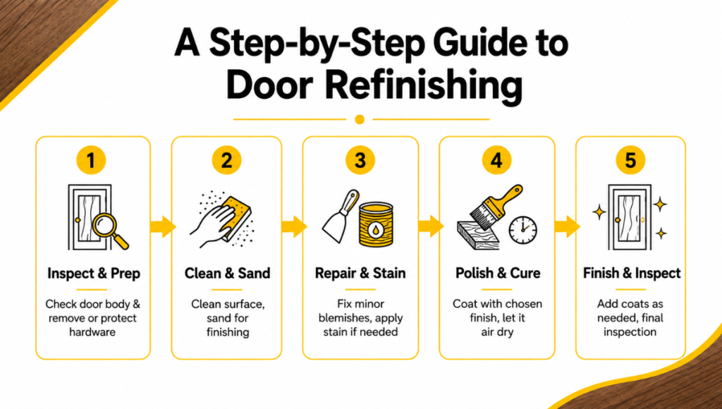 A Step-by-Step Guide to Door Refinishing