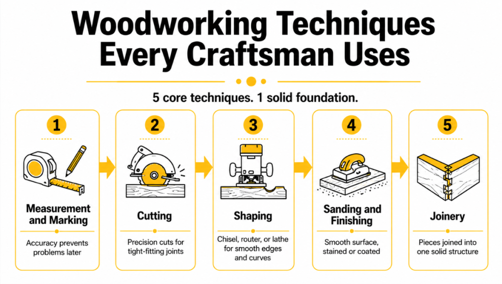 Woodworking Techniques Every Craftsman Uses