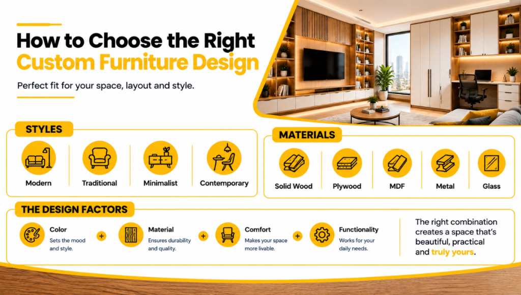 How to Choose the Right Custom Furniture Design