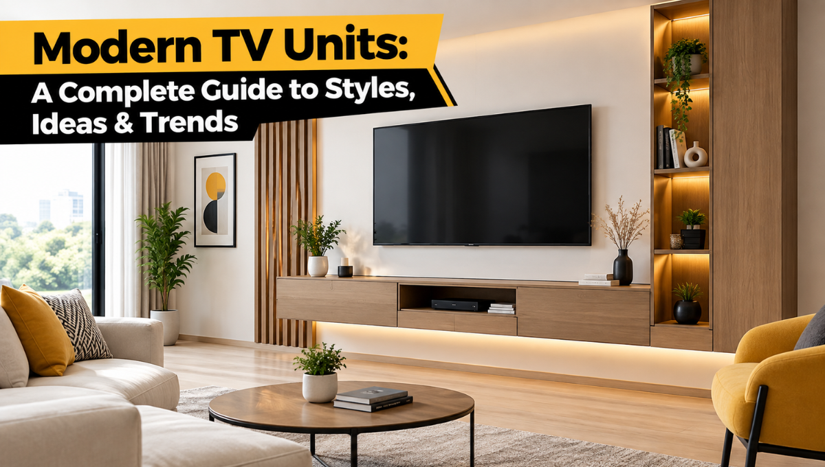 TV Units: A Complete Guide to Styles, Ideas & Trends