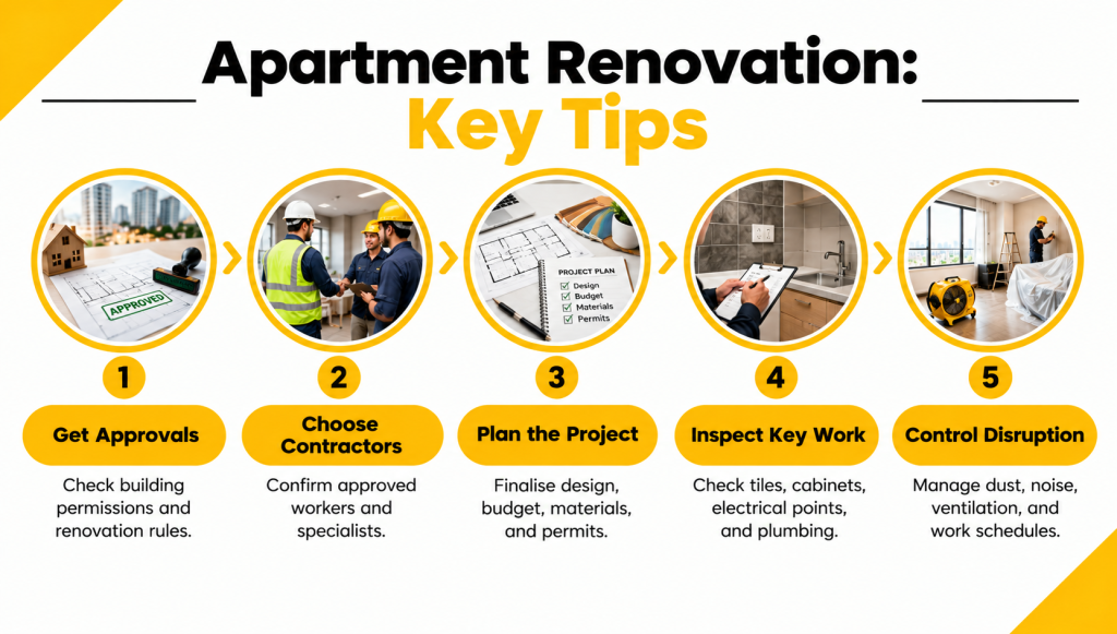 Apartment Renovation Key Tips