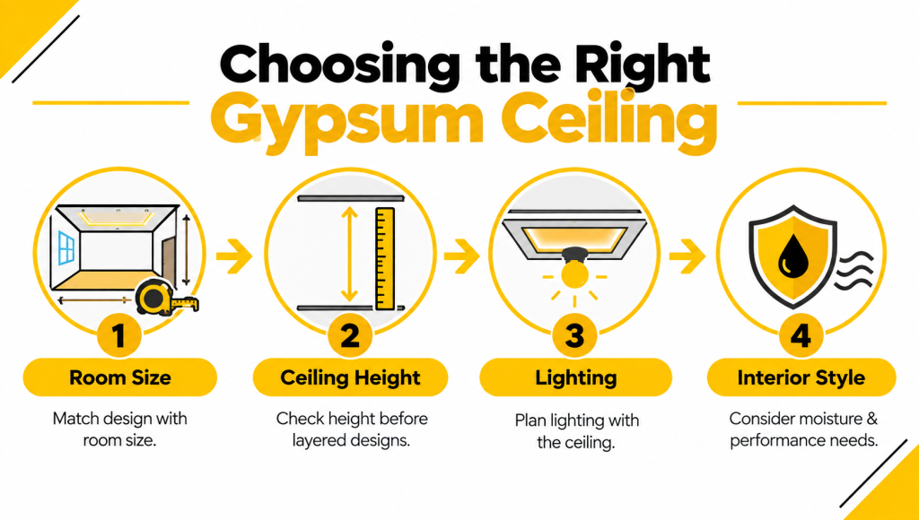 Gypsum Ceiling Selection Guide